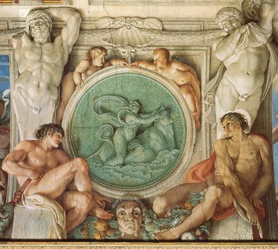 Farnese Gallery, Ceiling (detail) by Annibale Carracci